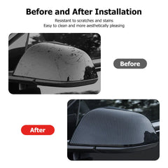 Rear View Mirror Covers For Model 3 (2021-2026)