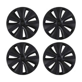 19‘’ S Stype Matte Black Wheel Covers For Model Y - TESDADDY