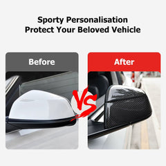 Carbon Fibre Rear View Mirror Covers For Model Y(2025-2026)