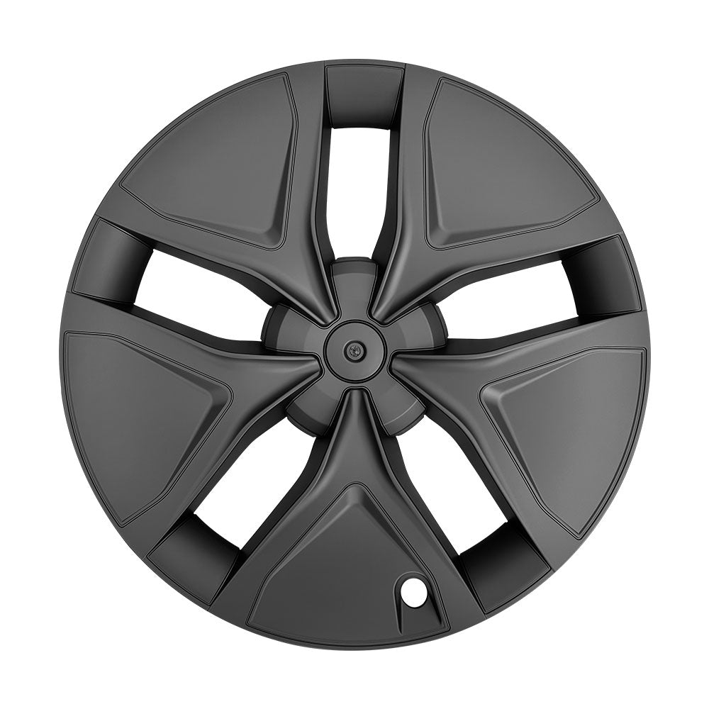 TESDADDY 19-inch Armor Shield Wheel Cover for Tesla Model Y (2025 Juniper), geometric full-cover design with rim protection.