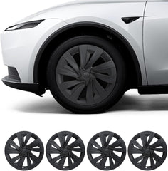 19‘’ Bladed Wheel Covers Matt Black For Model Y(2025-2026)