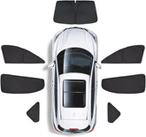 Privacy Curtains & Full Windows Sunshade For Model 3 -TESDADDY