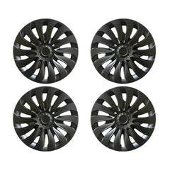 18‘’ Turbine Symmetrical Wheel Covers Matte Black for Model 3 (2024 Highland) - TESDADDY