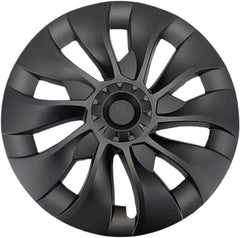 18" Turbine Symmetrical Wheel Covers Matte Black for Model 3 (2021-2023)