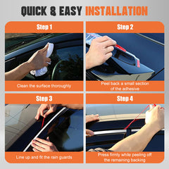 Weather Shields Window Visors For Model Y (2025-2026)