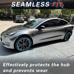 18‘’ Thunder Wheel Covers Matte Black for Model 3