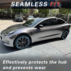 18‘’ Thunder Wheel Covers Matte Black for Model 3