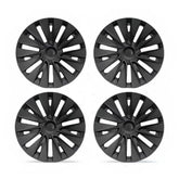 19‘’ Bladed Wheel Covers Matt Black For Model Y - TESDADDY