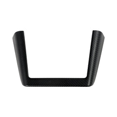 TESDADDY carbon fibre wireless phone charger surround trim for Tesla Model 3 2024–2025 and Model Y 2025 Juniper.