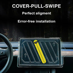 15″ Tempered Glass Screen Protector For Model 3(2019-2023)/Model Y(2022-2024)