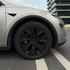 19" Matt Black Aero Wheel Covers for Model YL (2026)