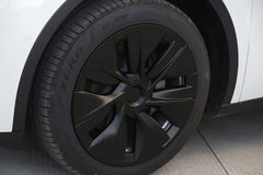 19" Matt Black Hubcap Wheel Covers for Model Y (2022-2024)