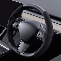Steering Wheel Grip Grab Cover For Model 3 (2024-2025)/Model Y(2025 Juniper)
