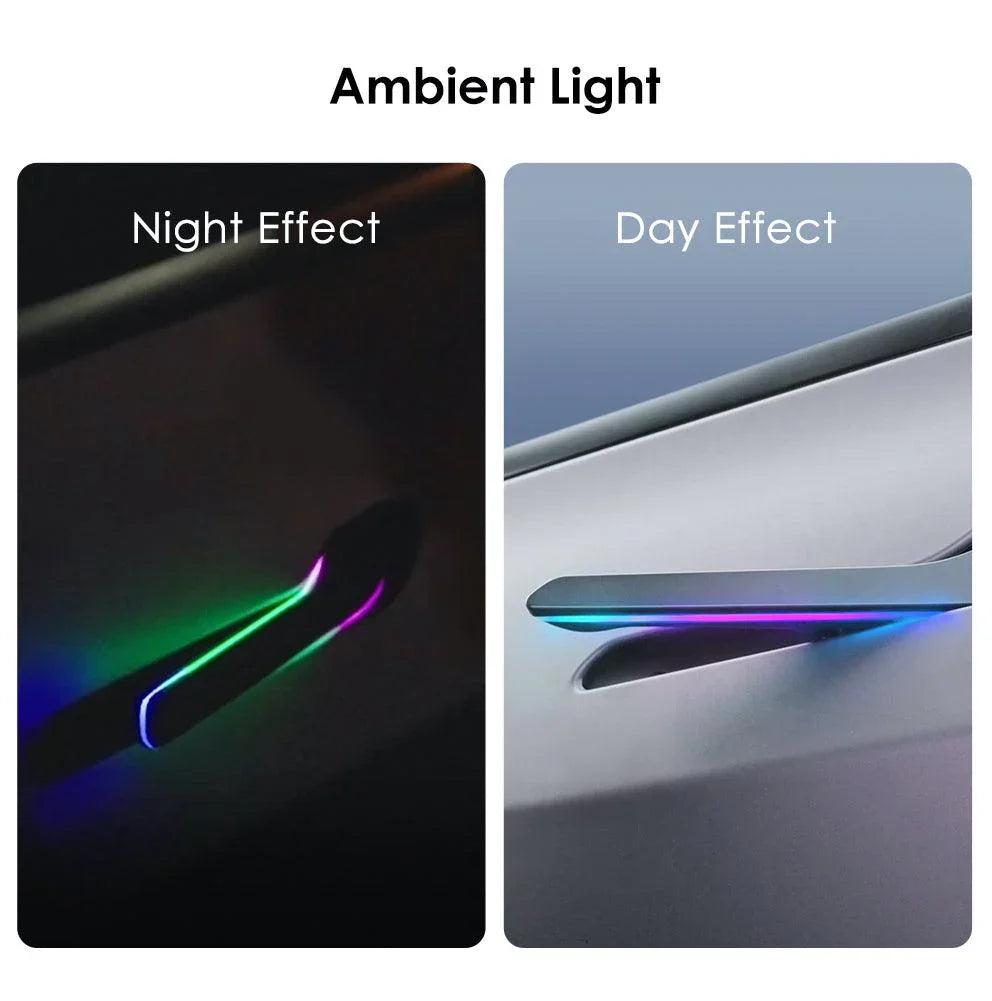 Smart Electric Door Handle with LED for Model 3/Y - TESDADDY