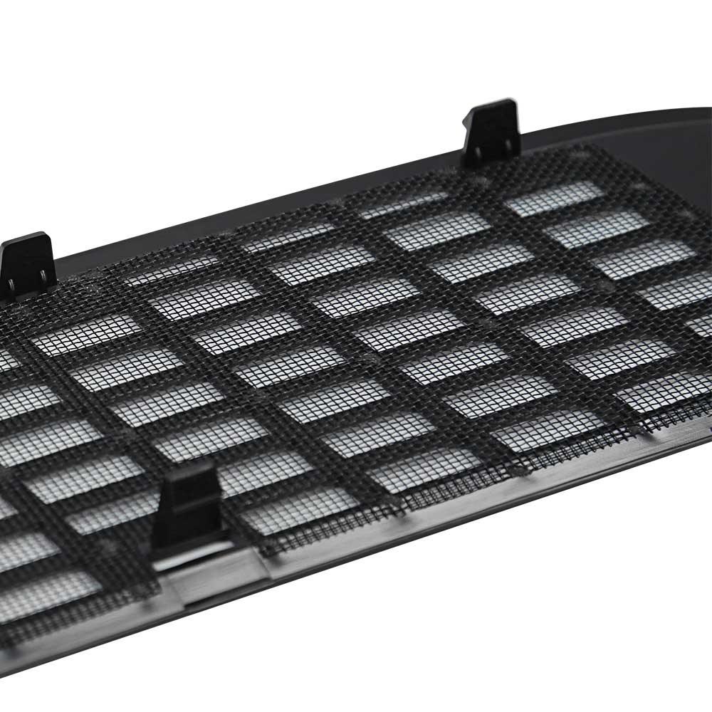 Backside of the air vent inlet mesh shield cover