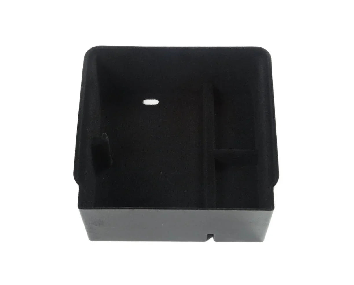 ABS armrest organiser tray with flocked lining for Model 3 and Model Y