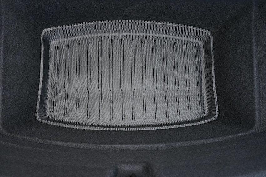 Boot liner installed in Tesla Model 3 Highland