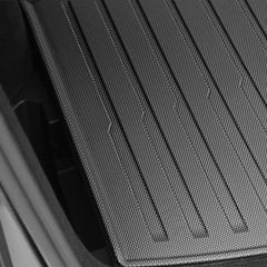 Close-up of the durable waterproof boot mat surface for Model Y (2025–2026)