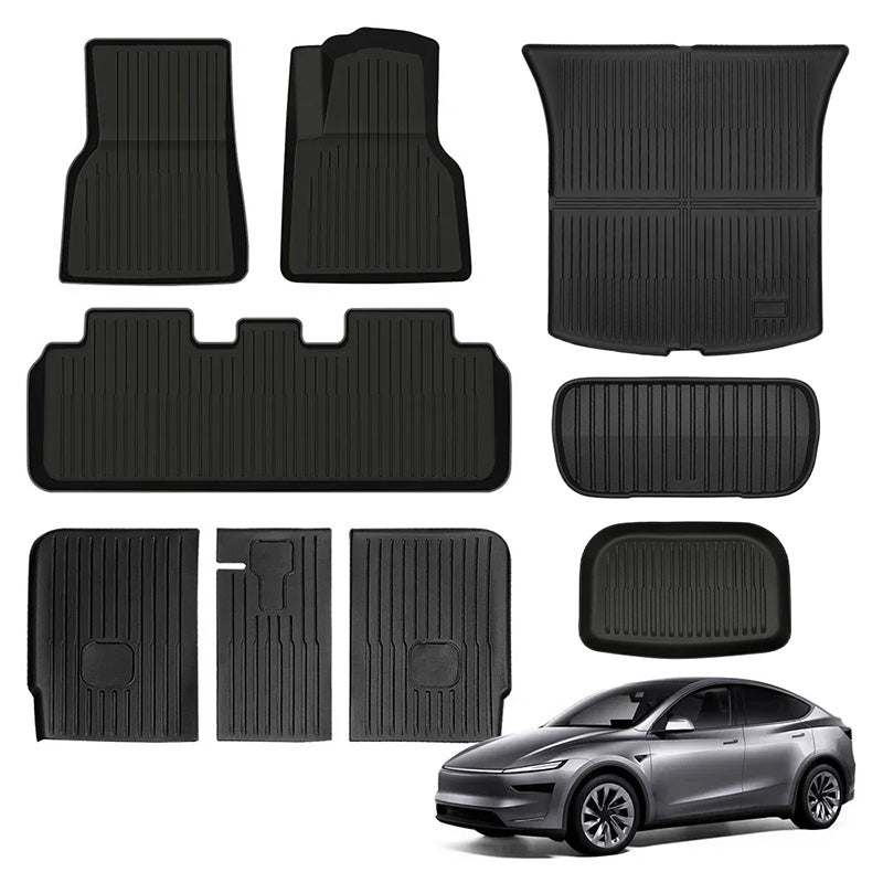 Complete TPE floor mats and liners set for Model Y 2025–2026