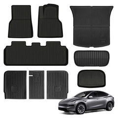 Complete TPE floor mats and liners set for Model Y 2025–2026