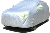Full car cover for Model Y with reflective silver-coated fabric