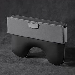 Car seat gap filler and pocket organizer shown from the front