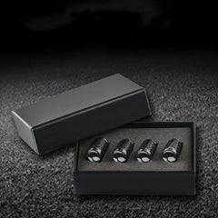 Gift box packaging for carbon fibre tyre valve stem caps