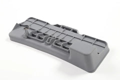 Bottom view of the TPE dashboard screen rear storage tray with reinforced structure