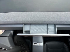Custom-fit TPE dashboard screen rear storage tray for Tesla Model 3 and Model Y