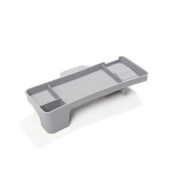 TPE dashboard screen rear storage tray with a slim low-profile design