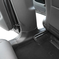 Rear side carpet protector installed in Model Y