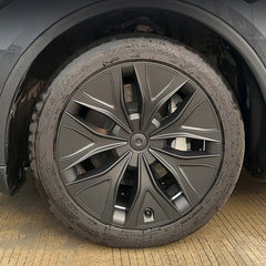 19" Matt Black Aero Wheel Covers for Model YL (2026)