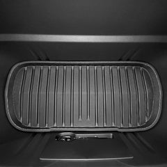 Raised edge coverage of front boot mat for Tesla Model Y L (2026)