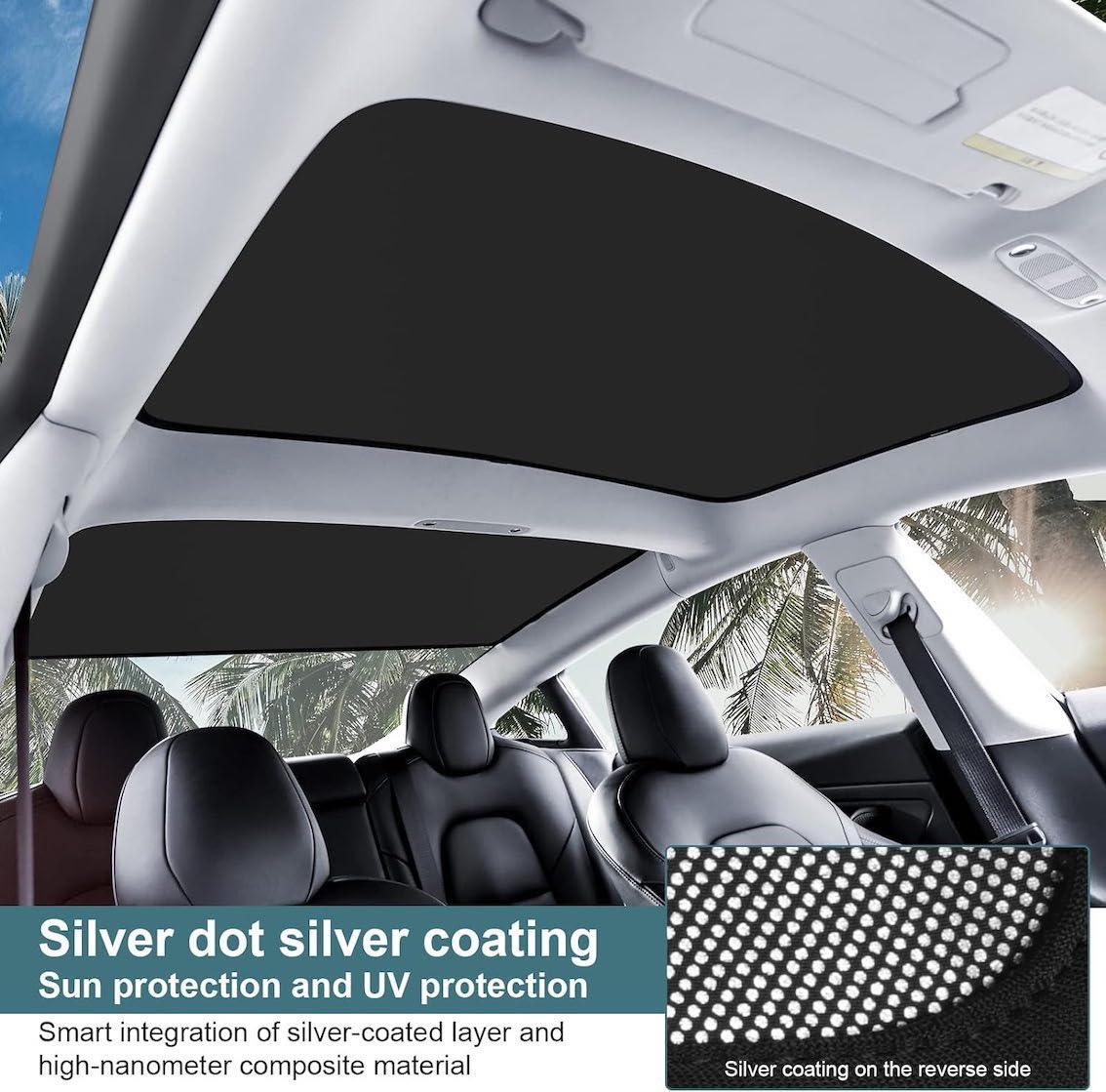 Glass Roof Sunshade for Model 3(2024 Highland) - TESDADDY