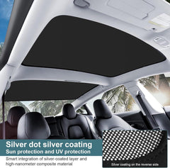 Glass Roof Sunshade for Model 3(2024 Highland) - TESDADDY