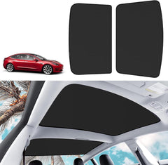 Glass Roof Sunshade for Model 3(2024 Highland) - TESDADDY