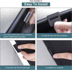 Glass Roof Sunshade for Model 3 - TESDADDY