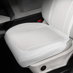 White Nappa leather seat cushion