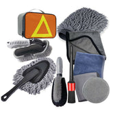 Professional-grade car cleaning and detailing kit with a complete 10-piece set
