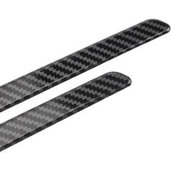 Close-up of the genuine carbon fibre weave on the door handle wrap cover
