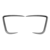 Real carbon fibre wind deflector headlight trim for Model Y (2025–2026)