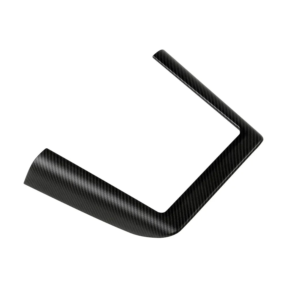 Slim real carbon fibre wireless phone charger surround with a precision-moulded profile