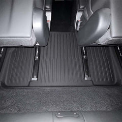 Rear floor liner installed in Tesla Model Y L (2026)