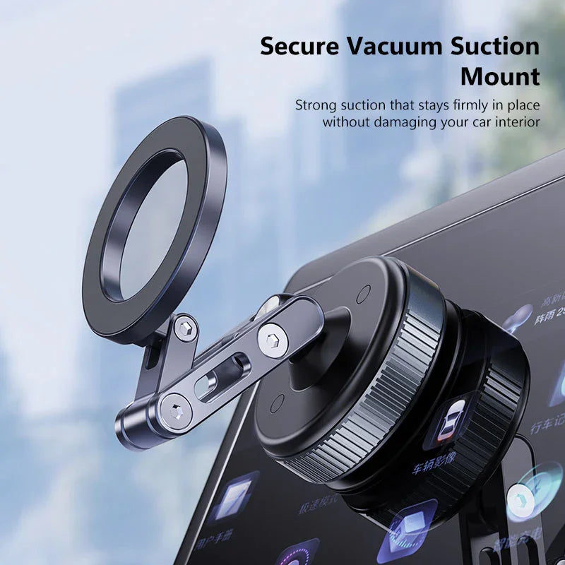 N52 magnetic dash phone holder providing a secure hold for smartphones