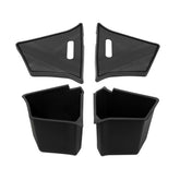 Complete set of trunk storage boxes for Model Y L 2026 including left and right rear cargo organizers