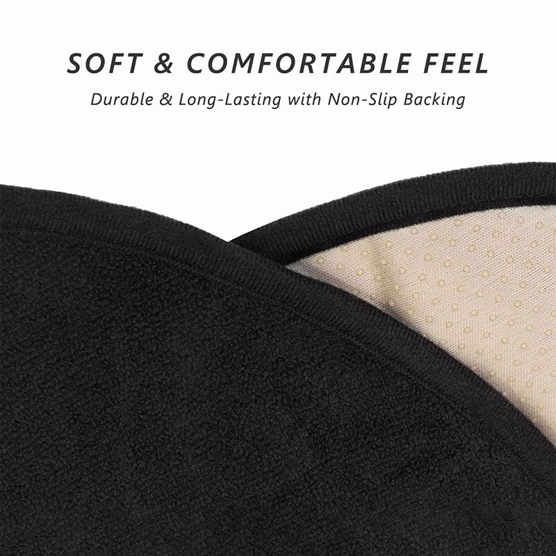 Close-up of the soft microfiber surface of the waterproof seat protector