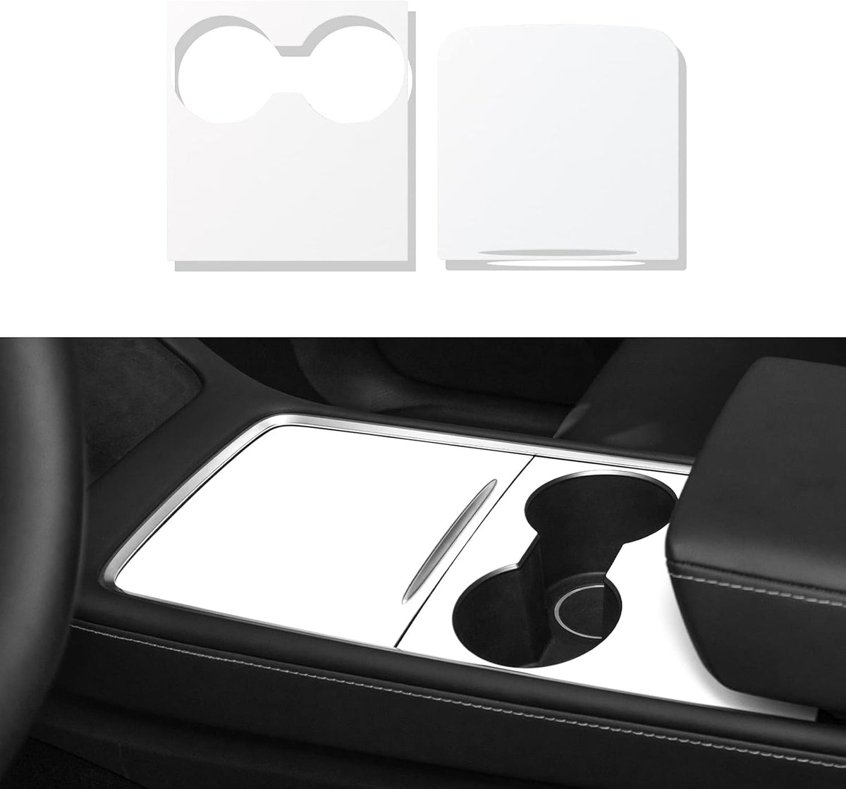 Centre Console Wrap Covers for Model 3(2019-2023)/Model Y(2022-2024)