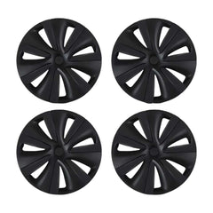 19‘’ S Stype Matte Black Wheel Covers For Model Y - TESDADDY