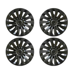 18‘’ Turbine Symmetrical Wheel Covers Matte Black for Model 3 (2024 Highland) - TESDADDY