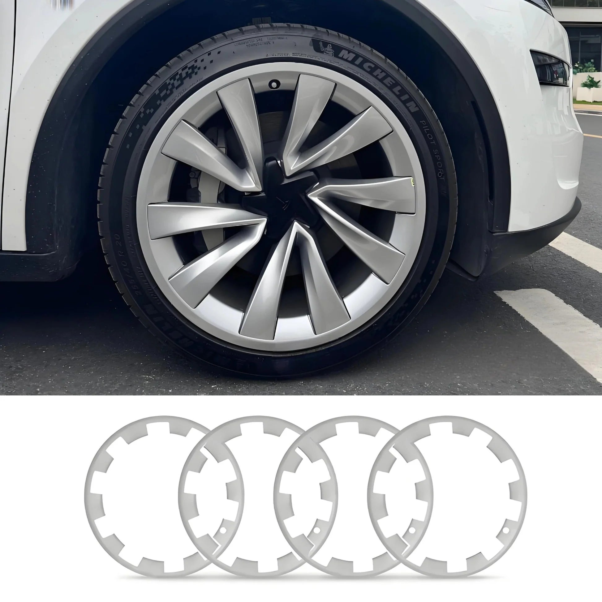  20″ Induction Wheel Protector For Model Y(2025Juniper）